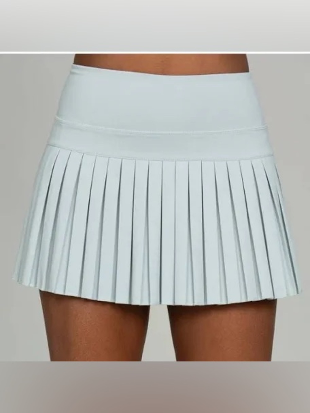 Gold Hinge Women's Pleated Tennis Skirt - Mist/Light Blue
